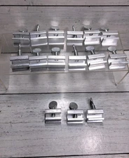 15 Sets Sliding Window Locks Bulk Aluminum Metal Security Door Locks Adjustable 