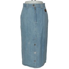 Aigner, Jeansrock, Größe: 40, Blau, Baumwolle, Denim, Damen #96f