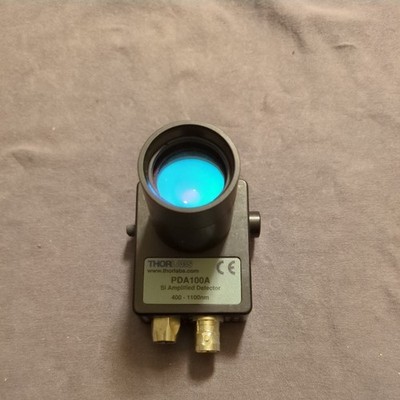 THORLABS PDA100A SI AMPLIFIED DETECTOR 400-1100nm