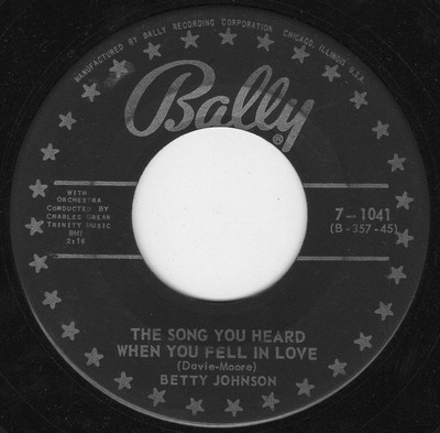 Betty Johnson - The Song You Heard When You Fell In Love / I'm Beginning To W...