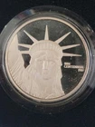 1986 MTB Liberty Trade Silver Mexico 1 Oz Silver Proof - Box And COA.