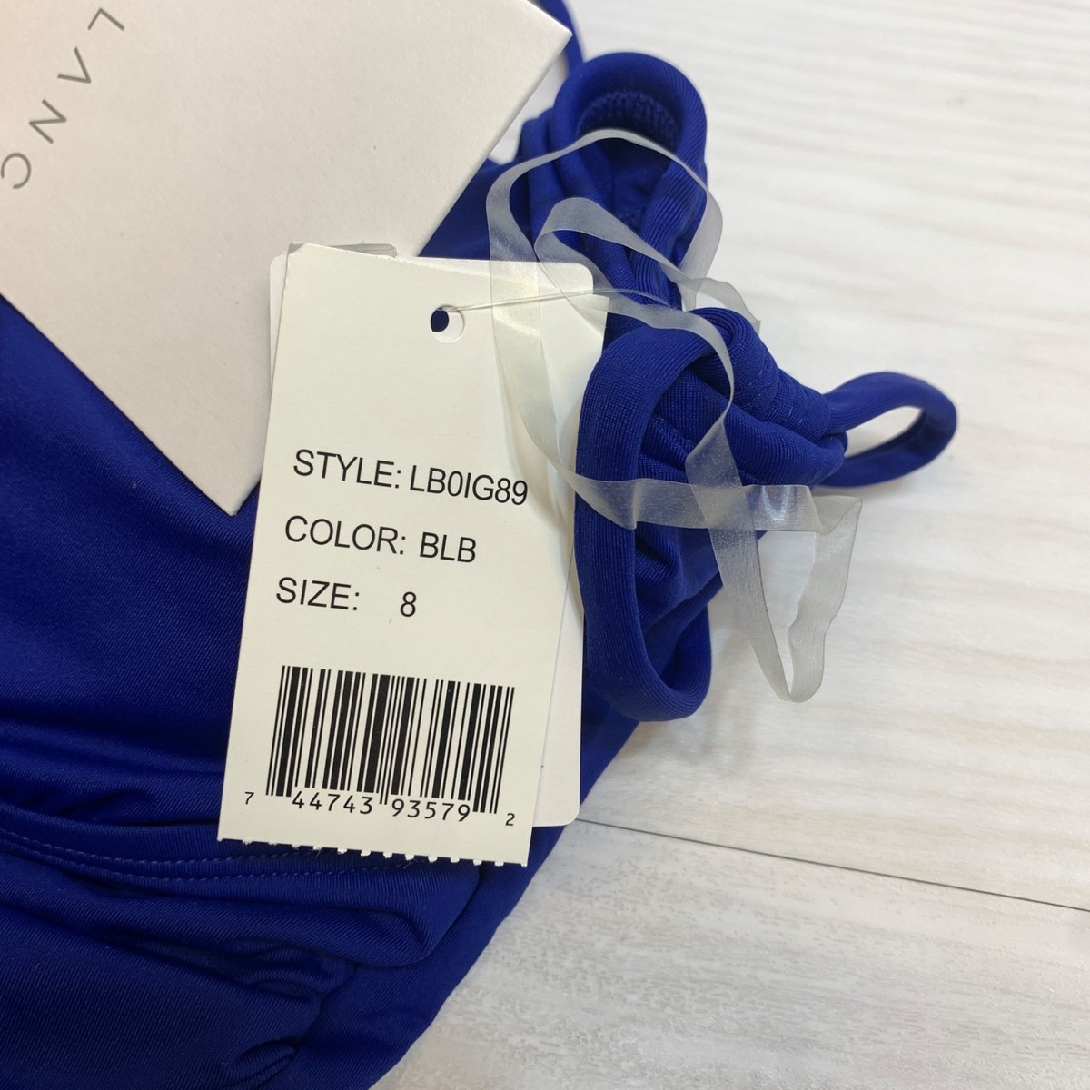 La Blanca Island Goddess Underwire Cross Back Tankini Top Womens