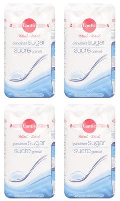 Lantic Granulated White Sugar 2kg (4 Pack)