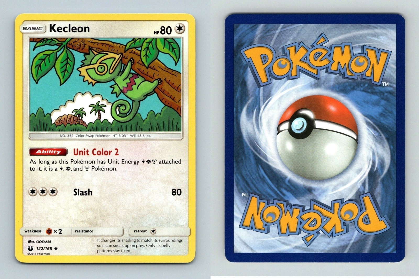 Kecleon #122/168 Sun & Moon Celestial Storm Uncommon Pokemon 2018 TCG Card