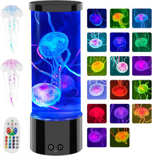 Jellyfish Aquarium Lamps Large Floating Jelly Fish Light Lamp Tank 17 Colors Cha