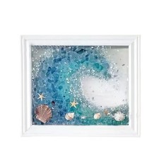 DIY Mosaic Kit for Adults   Complete Glass Mosaic Craft Kit with Sea Glass, R...