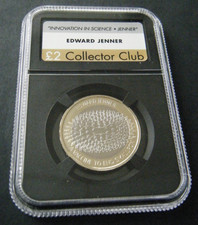 2023 EDWARD JENNER £2 TWO POUND COIN BRILLIANT UNCIRCULATED - COLLECTOR CLUB