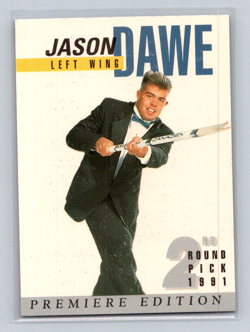 1991 Arena Draft Picks French #26 Jason Dawe Junior Hockey