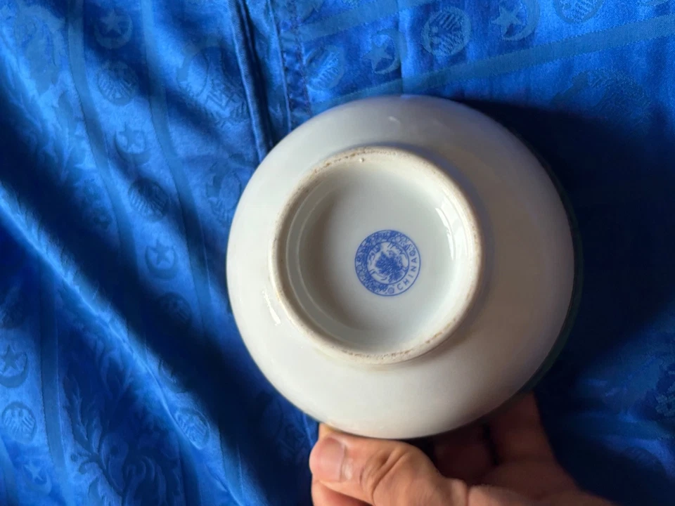 Moroccan Taous Bowl Harira Cup Earthenware Polychrome Morocco Fez  - Image 4 of 4