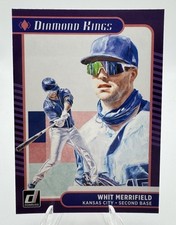 2021 Panini Donruss Baseball Whit Merrifield Diamond Kings #9 Kansas City Royals