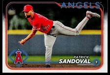 Patrick Sandoval 2024 Topps #388 Los Angeles Angels