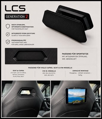 CUPRA / SEAT / VW Tablethalterung für Formentor Leon Born Ateca Tarraco  VW ID
