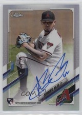 2021 Topps Chrome Rookie Auto Refractor 302/499 Humberto Mejia #RA-HM Auto 0c2