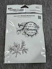 Heartfelt Creations Blessing to Me PreCut Cling Rubber Stamp Set HCPC 3564 USA