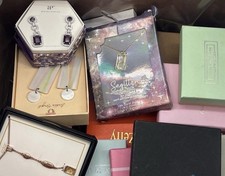 Boxed Bulk Jewelry Lot Wholesale Resale Fashion Designer Costume Mix 5 Lbs