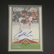 Topps 2024 Transcendent Icons Chrome Autograph /25 Colton Cowser Rookie Orioles