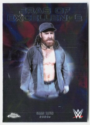 2026 Topps Chrome WWE #ERA-16 Sami Zayn Eras of Excellence