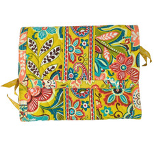 VERA BRADLEY Fold Out Travel Organizer Viva La Vera Floral Makeup Cosmetic Bag