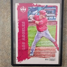 Panini 2021 Diamond Kings Mike Trout #83 Los Angeles Angels MLB Baseball