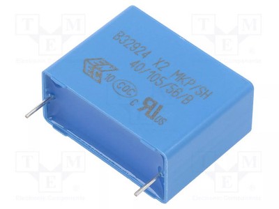 THT Kondensator: Polyester 2,2uF -40÷110°C 27,5mm ±10% 305VAC