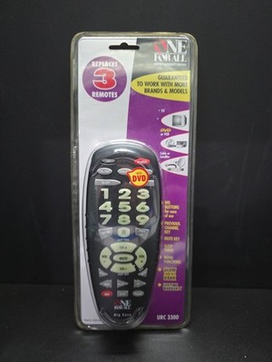 One For All Big Easy URC-3300 Universal Remote Control NEW