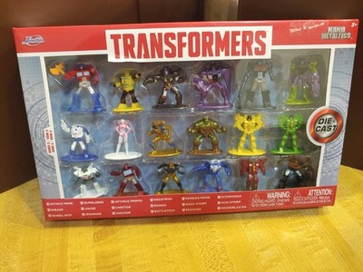 JADA Nano Metalfigs - TRANSFORMERS Series 2, 18 Die-Cast figures w/OPTIMUS PRIME