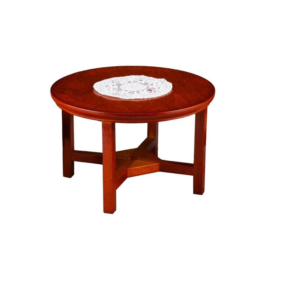 REUTTER MINIATUREN 001.814/9 - Runder Tisch mit Tischdecke, Miniatur