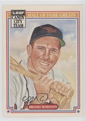 1987 Leaf Candy City Team Brooks Robinson #H9 HOF 1i8