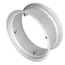 Rear Rim - 10" x 24" Rectangular 4 Loop Style Silver fits Case RW10244