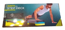 Ignite by SPRI professional exercise step deck adjusts from 4" to 6" - NEW