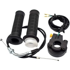Twist Throttle and 36" Cable Handle Grip Kill Switch Set for 7/8" 22mm Handle...