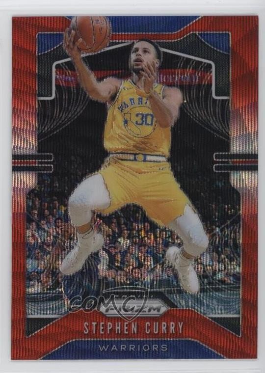 2019-20 Panini Prizm Ruby Wave Prizm Stephen Curry #98 11ng