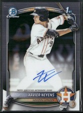 2025 Bowman Draft #CPA-XN Xavier Neyens Chrome Prospect Autographs