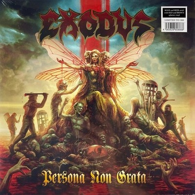Exodus - Persona Non Grata 2x Vinyl, LTD, White w/ Yellow, Red & Brown Splatter