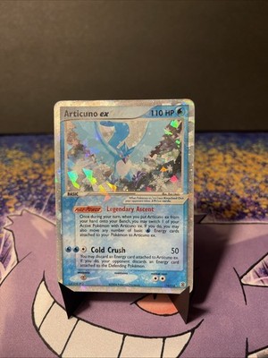 Pokemon Articuno ex Cracked HOLO - FireRed & LeafGreen (RG) (DMG)