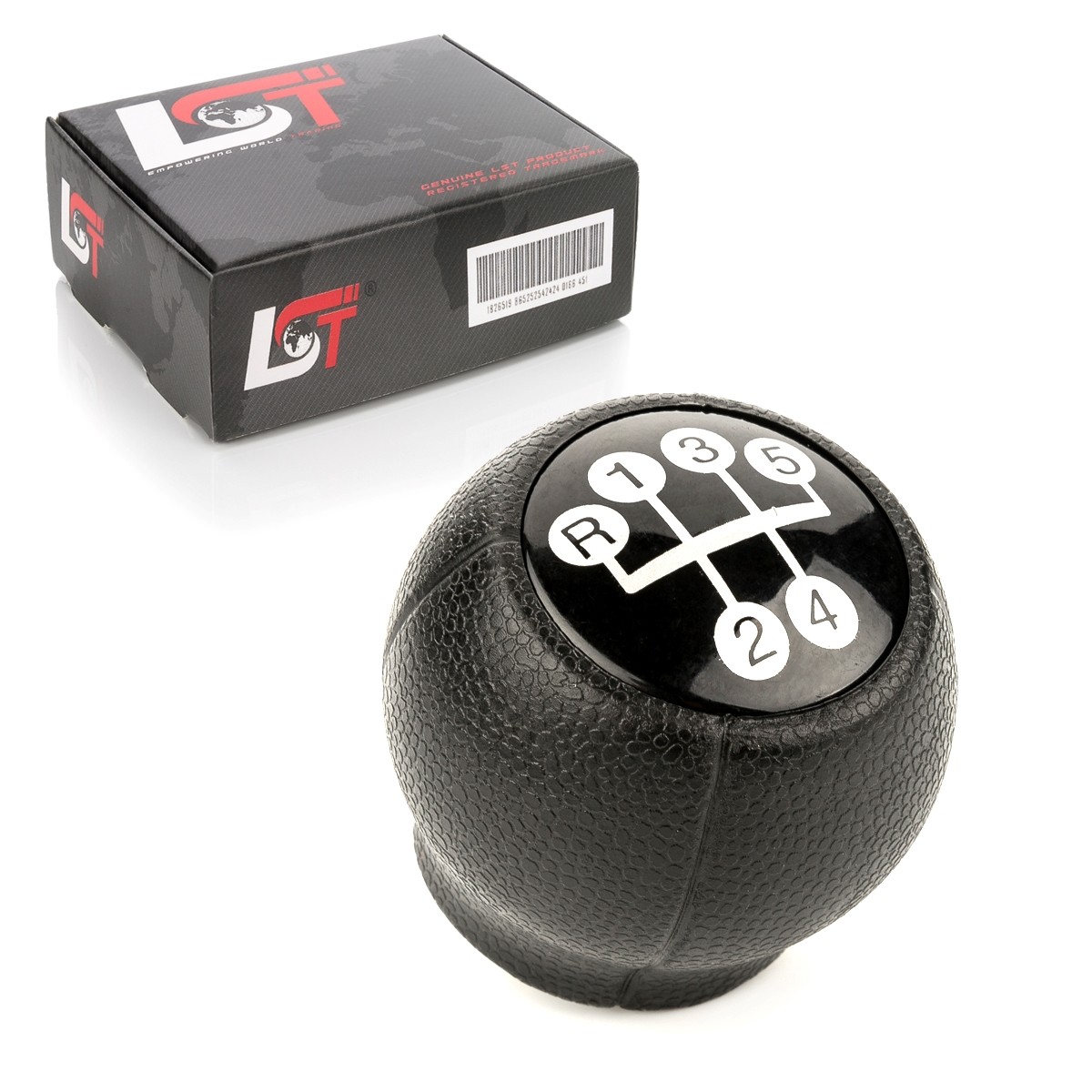 Black Gear Shift Knob Lever 5 Gear Emblem 5-738-737 for OPEL ASTRA G
