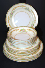 Noritake China M Vintage Claudia Lot of 12 Pl...