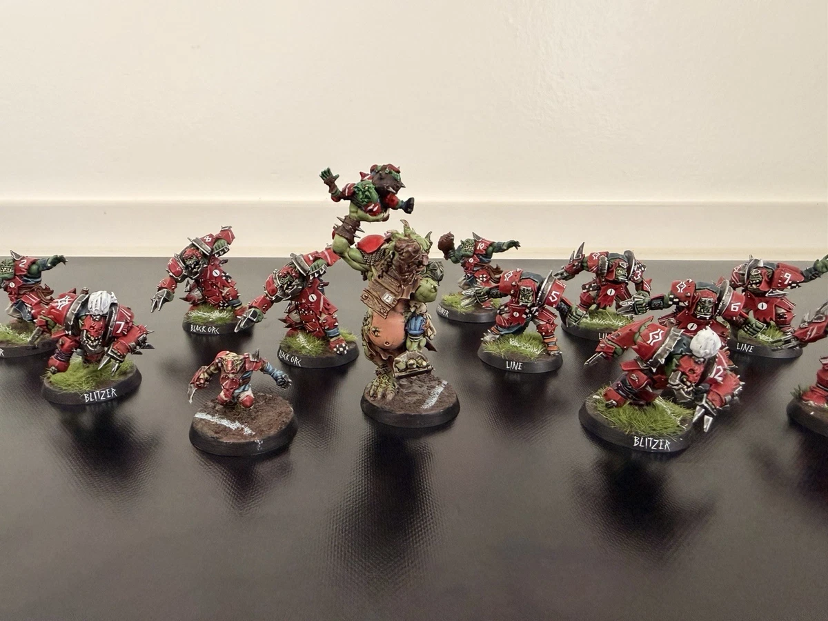 Blood Bowl Orc Team - Pro Painted & Ready to Play Season 3