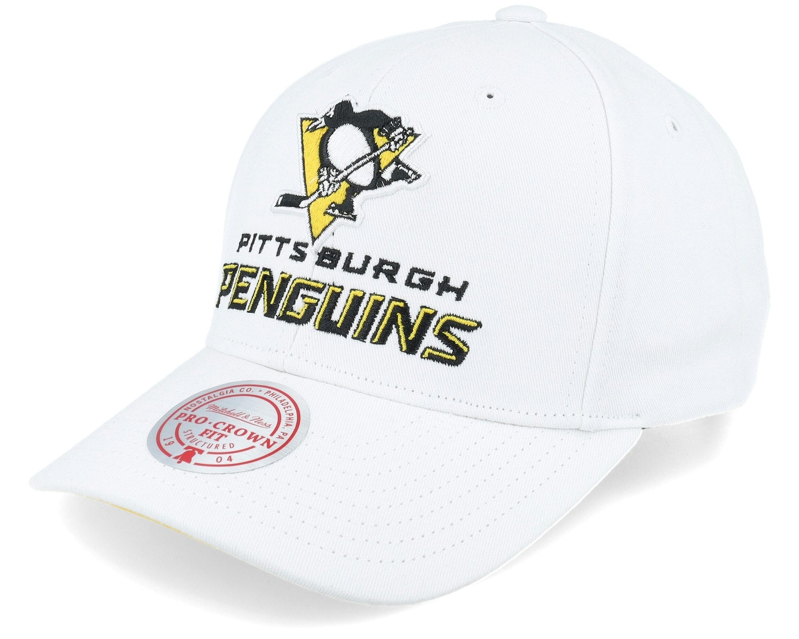 МУЖСКАЯ ФУТБОЛКА MITCHELL - NESS NHL ALL IN PRO SNAPBACK PENGUINS - БЕЛАЯ 4690₽