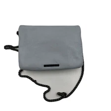 BCBGeneration More love please Clutch or Crossbody Baby Blue PVC