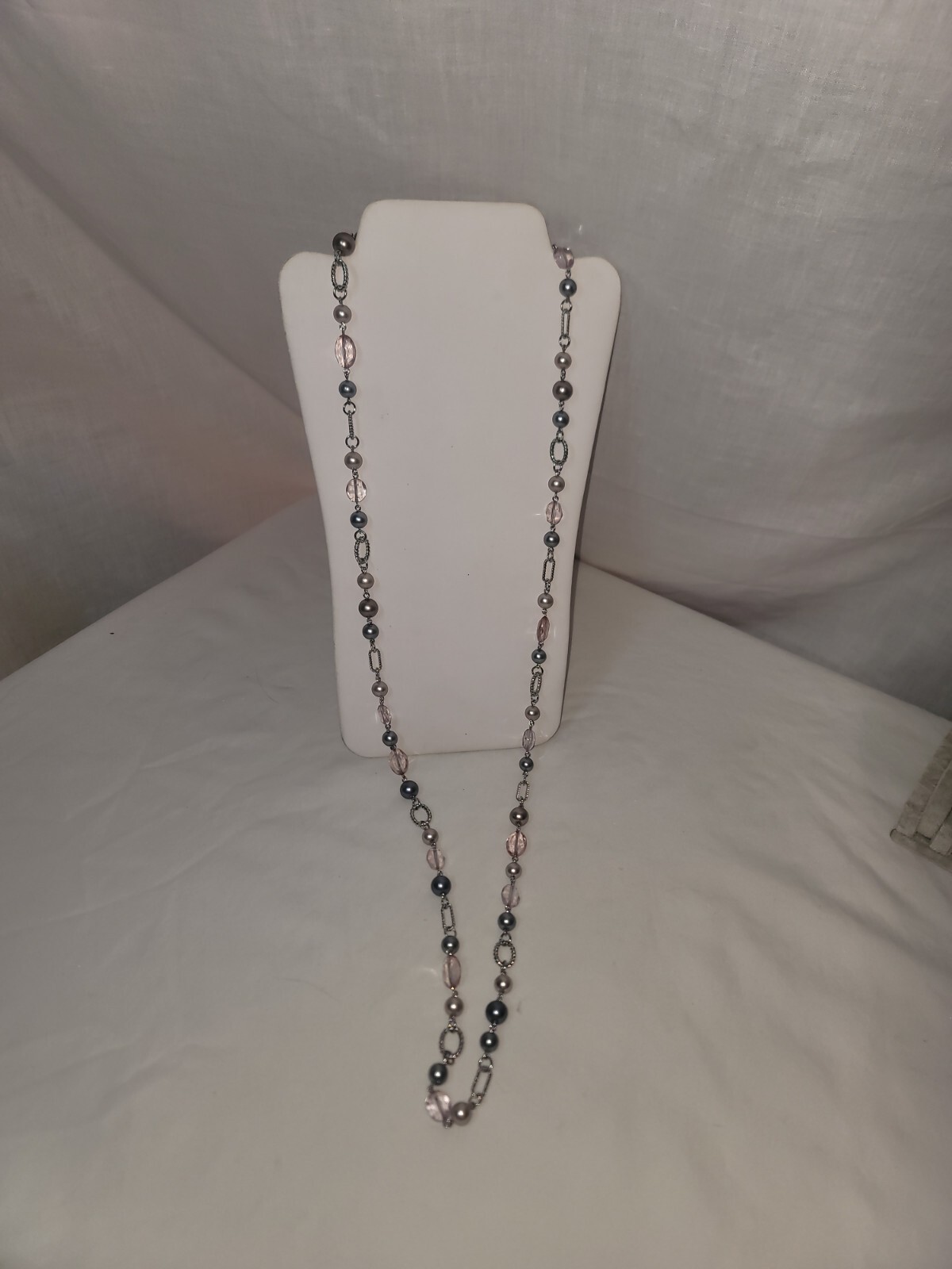 Premier Designs Statement Silvertone Fashion Neck… - image 1