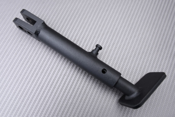 JFG RACING Cavalletto per moto, altezza 8 cm, supporto laterale, supporto regolabile per moto Sur-Ron, colore: nero