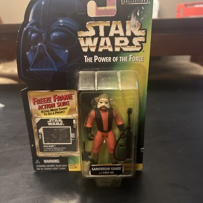 Star Wars Power Of The Force Nien Nunb Freeze Frame 1997 New On Card Misprint