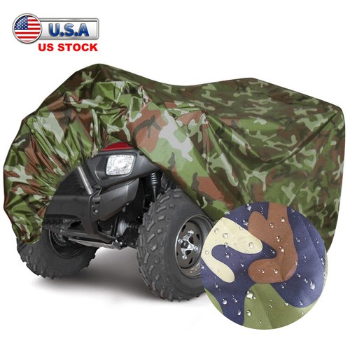 Cubierta impermeable para ATV XXL resistente 4 ruedas protector 87" parte inferior elástica cuádruple - Imagen 12 de 12