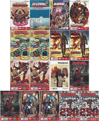 Deadpool #37 to 45 (250) Volume 4 WITH Variants - Marvel Comics - NM or BETTER!!