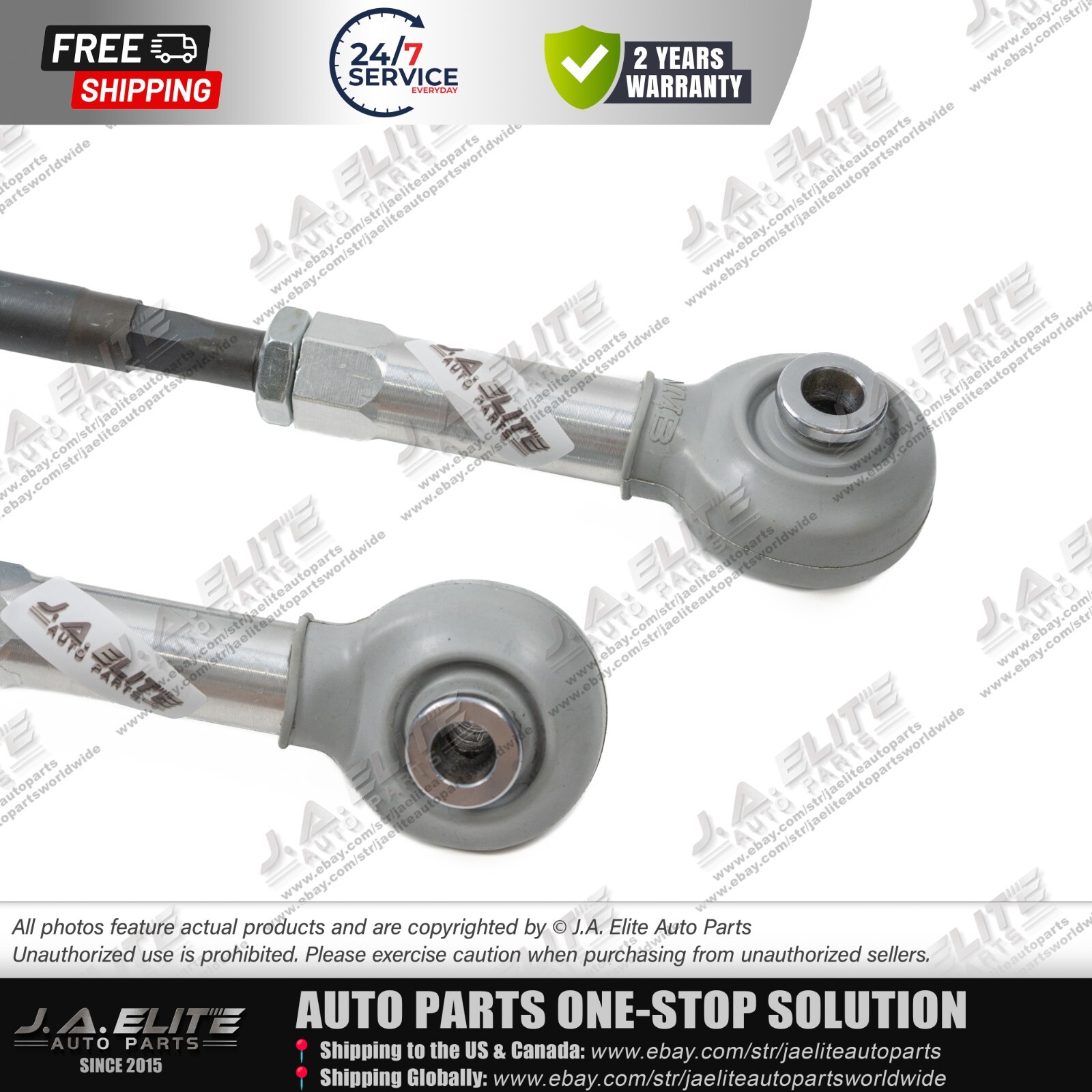 2pcs Complete Rear Suspension Tie Rod fit Ferrari 360, 430, OEM:194791