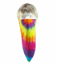 Rainbow Tie Dye Psychedelic Bandana Spiral Hippie Scarf Handkerchief 100 Cotton