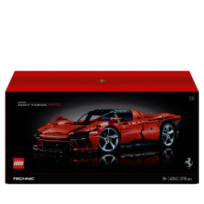 LEGO 42143 Technic FERRARI DAYTONA SP3 3778 Teile NEU in OVP versiegelt