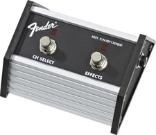 NEW - Fender 2-Button Footswitch: Channel Select/Effects, On/Off with 1/4" Jack