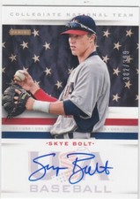 2013 Skye Bolt Panini USA Box Set Collegiate ROOKIE AUTO /399 - #3 A's